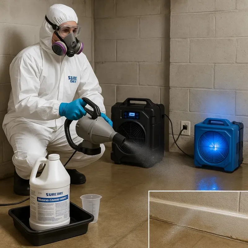 Sanitization and Odor Removal process in Williamstown, VT